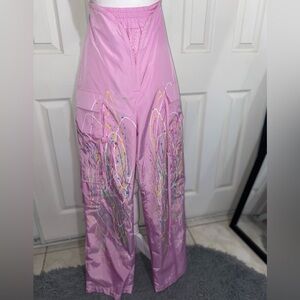 Fashion Nova Pink Lace Detail Jumpsuit